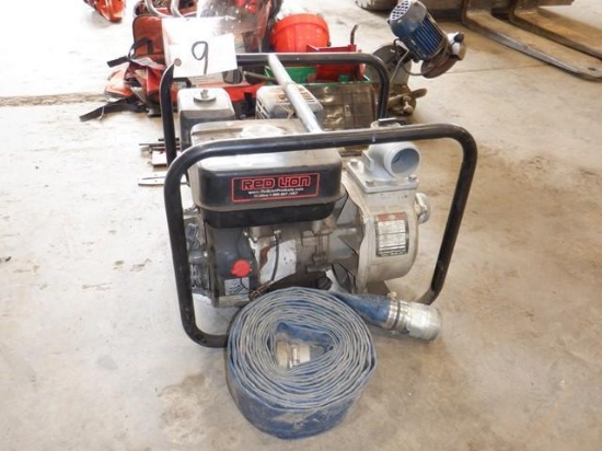 RED LION 2" Centrifugal Pump, with discharge hose