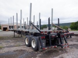 2014 MANAC Model 21242A201, 42' Tandem Axle Log Trailer, VIN# 5MC224213E5142997, equipped with (6)