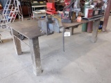 4'x8' Steel Welding Table, with vise, 1