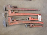 (5) RIDGID Pipe Wrenches