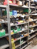 (1) Shelving Unit of JD, Raygo, and Truck Parts (Contents Only) (BUYER MUST LOAD)