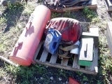 Cross Toolbox, Tank, and Wheel Chocks