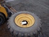 (4) 10-16.5 Pneumatic Tires, on wheels (Cat 232)