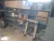 Contents of (2) Shelving Units and Wood Bench (WITH THE EXCEPTION OF DRILL PRESS) (BUYER MUST LOAD)