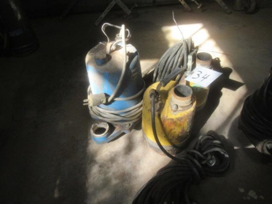 (3) 2" Electric Submersible Pumps