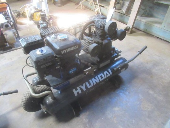 HYUNDAI 9-Gallon/120PSI Portable Air Compressor, gas