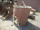 Round Concrete Bucket