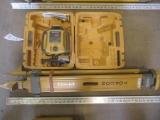 TOPCON RL-H4C Rotary Laser, with tripod and grade pole