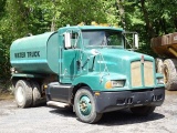 1990 KENWORTH Model T400 Single Axle Water Truck, VIN# 1XKBA58X7LJ549718, powered by Cummins diesel