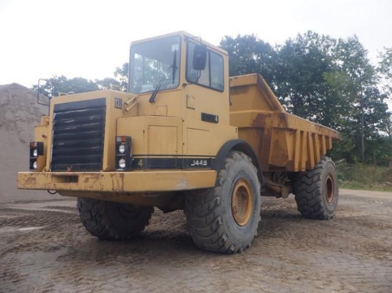 1987 CATERPILLAR Model D44B, 44 Ton, 4x4 Articulated End Dump, s/n 8SD00324, powered by Cat 3408