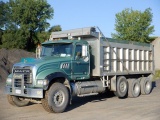 2011 MACK Model GU713 Granite Tri-Axle Dump Truck, VIN# 1M2AX07C4BM009405, powered by Mack MP8,