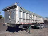 2006 J&J/SOMERSET WELDING 32' Tri-Axle Aluminum Dump Trailer, VIN# 1S92A34336M006024, equipped with