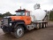 1996 MACK Model RD688S Quad Axle Rear Discharge Mixer Truck, VIN# 1M2P267C4TM024774, powered by Mack
