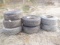 (7) Used 425/65R22.5 Tires and (4) Rims