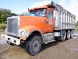 2000 INTERNATIONAL Model 9900i Tri-Axle Dump Truck, VIN# 2HTCHAST5YC052136, powered by Cat 3406,