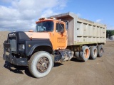 1988 MACK Model RD690S Tri-Axle Dump Truck, VIN# 1M2P198C1JW003224, powered by Mack 6 cylinder