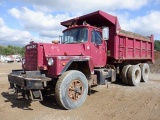 1975 MACK Model RD685S Tandem Axle Dump Truck, VIN# RD685S5384, powered by Mack 6 cylinder diesel