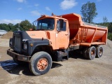 1984 MACK Model DM690S Tandem Axle Lime Truck, VIN# 1M2B179CXEA001018, powered by Mack 6 cylinder