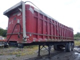 1989 RS Model G56932009680, 32' Tandem Axle Aluminum Dump Trailer, VIN# 1R9D32204K0011552, equipped