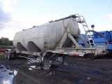 1987 HEIL Model S3M7B, 1,040 Cubic Foot Tandem Axle Aluminum Bulk Trailer, VIN# H7T00752, equipped