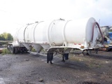 1977 BUTLER 1,050 Cubic Foot Tandem Axle Steel Bulk Trailer, VIN# 8621745, equipped with bulk load,