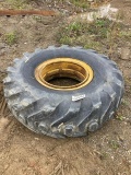 16.00x24 Tire, with rim