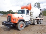 2000 MACK Model DM690S Tri-Axle Rear Discharge Mixer Truck, VIN# 1M2B209C7YM025624, powered by Mack