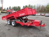 2014 BRI MAR Model DT712LPHD-10 Tandem Axle Dump Trailer, VIN# 58CB1DB24EC001956, equipped with 12'