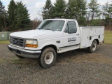 1995 FORD Model F-250XL Utility Truck, VIN# 1FTHF25F9SNB52570, powered by Power Stroke 7.3L diesel