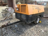 2009 SULLIVAN Model D185PJD, 185CFM Portable Air Compressor, s/n 29656, powered by JD diesel engine,