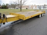 1996 EAGER BEAVER Model 20HAL, 20 Ton Tandem Axle Tag-A-Long Trailer, VIN# 112HMV308TL047170,