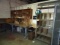 Shop Bench, (3) Racks, and Contents