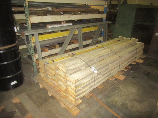 Pallet Racking,...Unassembled, (3) Uprights, and (30+/-) Crossmembers