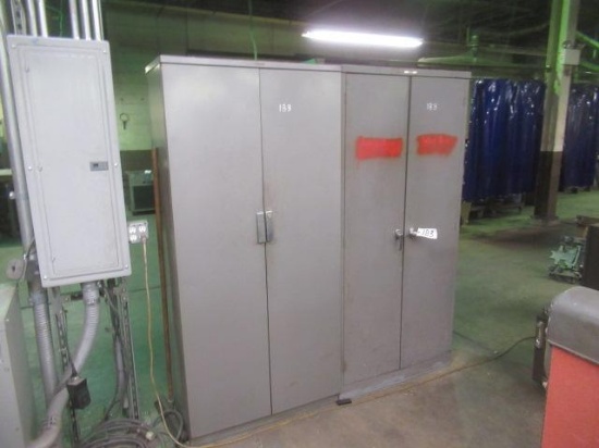 (2) Metal Cabinets