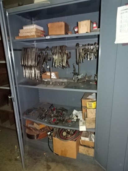 Cabinet and Contents of Welding Accessories and Tools