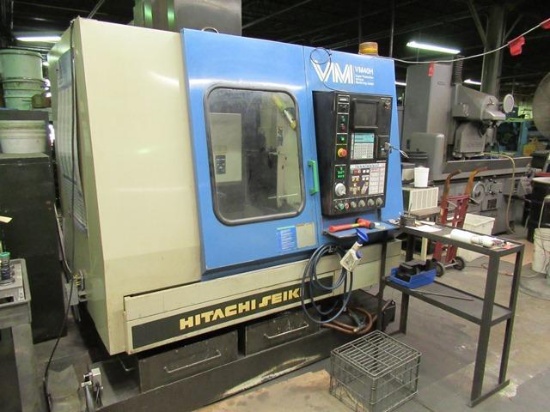 HITACHI SEIKI Model VM40H Vertical Machining Center, s/n VM4155HL, equipped with Yasnac MX3