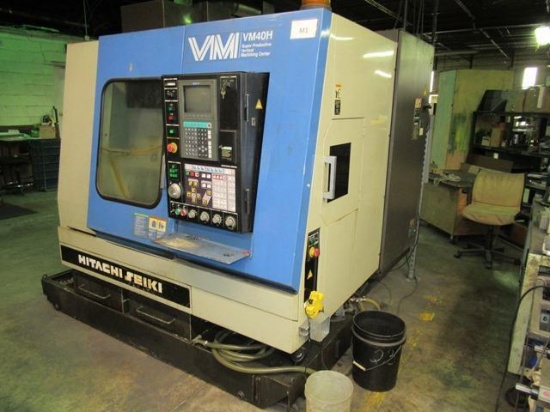1996 HITACHI SEIKI Model VM40H Vertical Machining Center, s/n VM4210HL, equipped with Seicos MY