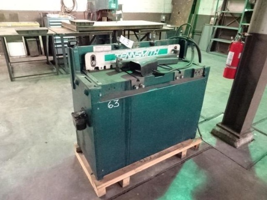 TENNSMITH Model A36 Pneumatic Shear, s/n 13672, with 36" shear, 16 GA capacity, and foot control