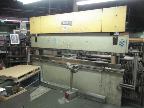 1983 DARLEY Model EHP 110 31/25, 110 Ton Hydraulic Press Brake, s/n 12462, 10' bed size, 14" open