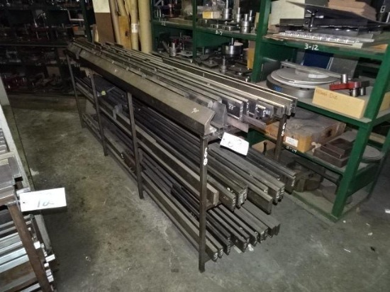 Rack of Upper and Lower Press Dies (BUYER MUST LOAD)