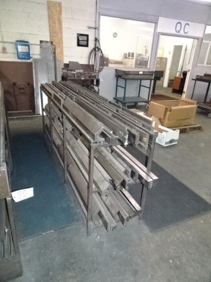 Rack of Upper and Lower Press Dies (BUYER MUST LOAD)