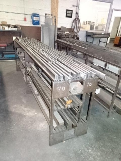 Rack of Upper and Lower Press Dies (BUYER MUST LOAD)