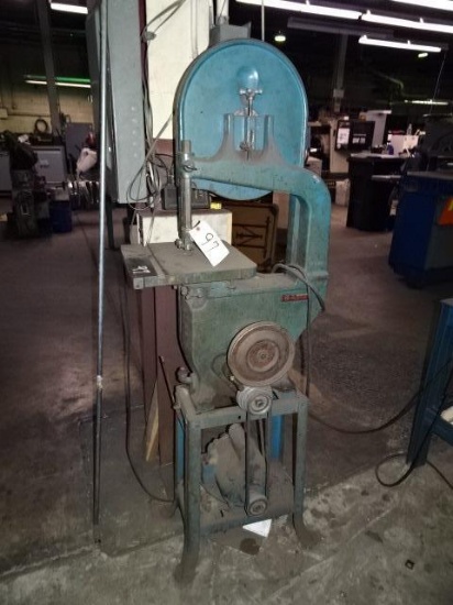 DELTA ROCKWELL Vertical Band Saw, s/n 97-3290, 14"x14" table, 13.5"x8" throat, variable speed (110