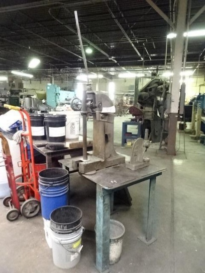 (2) Arbor Presses and Table