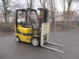 2007 YALE Model GLC050VXNUAE083, 5,000 lb Solid Tired Forklift, s/n A910V09170E, Mazda propane