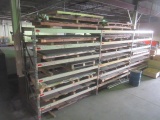 Pallet Racking and Contents of: (17 Skids) Sheet Metal and Plate of Stainless, Aluminum, and Carbon