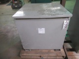 TEMCO Stepdown Transformer, 112.5KVA, primary 240 Delta, secondary 220Y/127, 780 lb weight