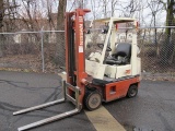 1990 NISSAN Model CPH01A15V, 3,000 lb Solid Tired Forklift, s/n CPH01-920438, powered by 4 cylinder