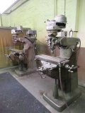 1957 BRIDGEPORT J Head Vertical Milling Machine, s/n 37093, 1HP, spindle speeds 80 to 2720 RPM,