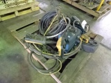 DEMAG 1 Ton Electric Hoist, with power trolley, 460 volt/3-phase